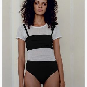 NuSwim cloud top in cocoa, size small